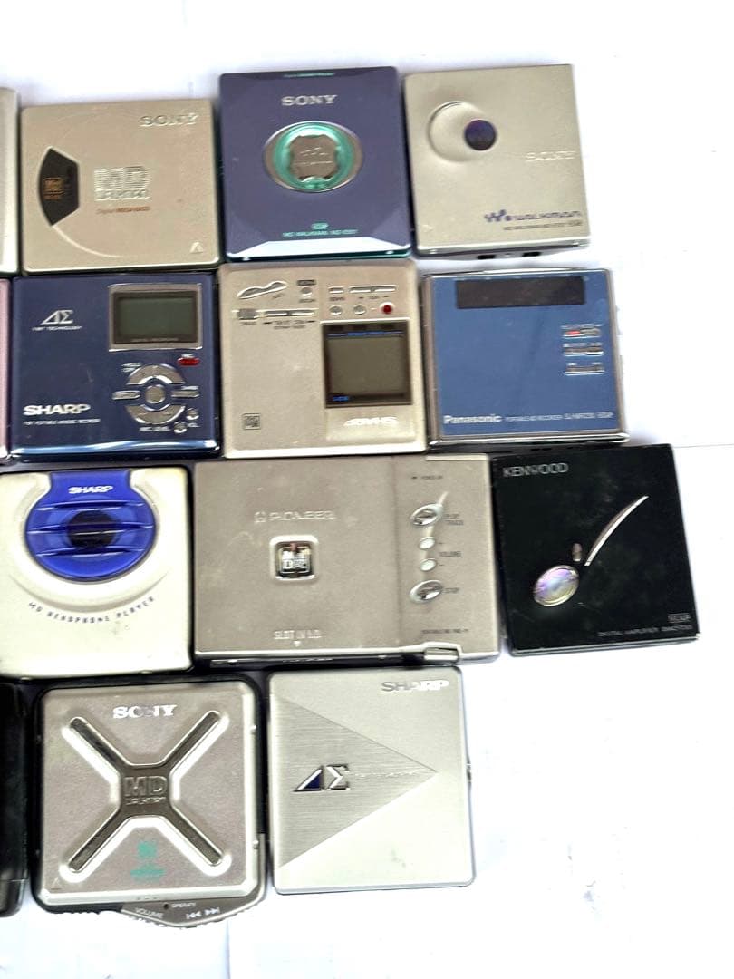 MDプレーヤー ジャンク品 18台 まとめセット