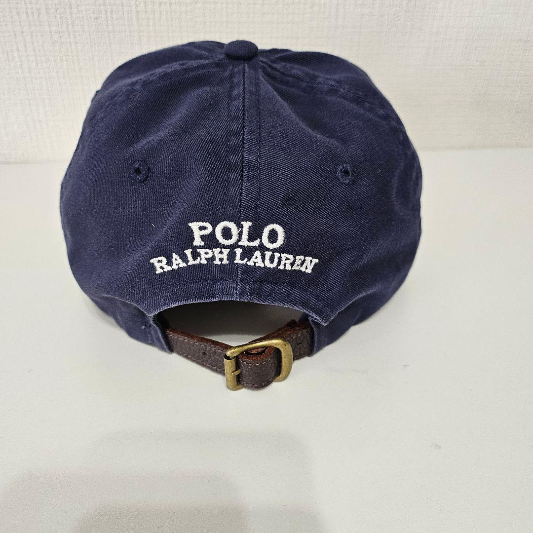 ラルフローレン　ポロベアー　キャップ　ネイビー