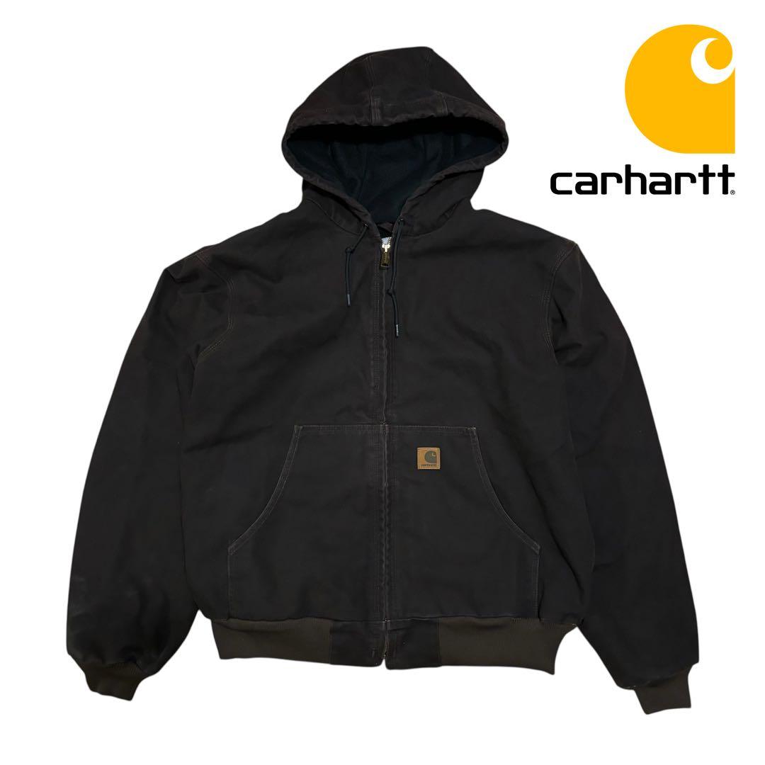 00s Carhartt アクティブジャケット 裏地サーマル J160 DKB