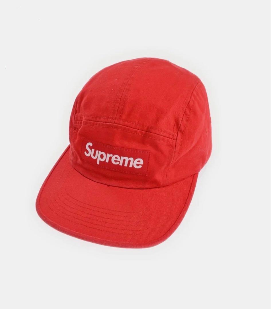Supreme キャップ　（赤）