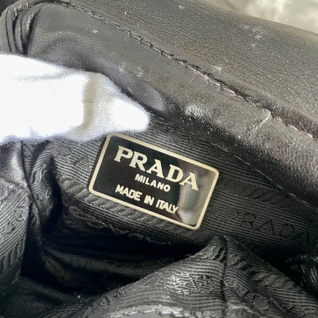 PRADA archive ウエストバッグ ロゴ型押し