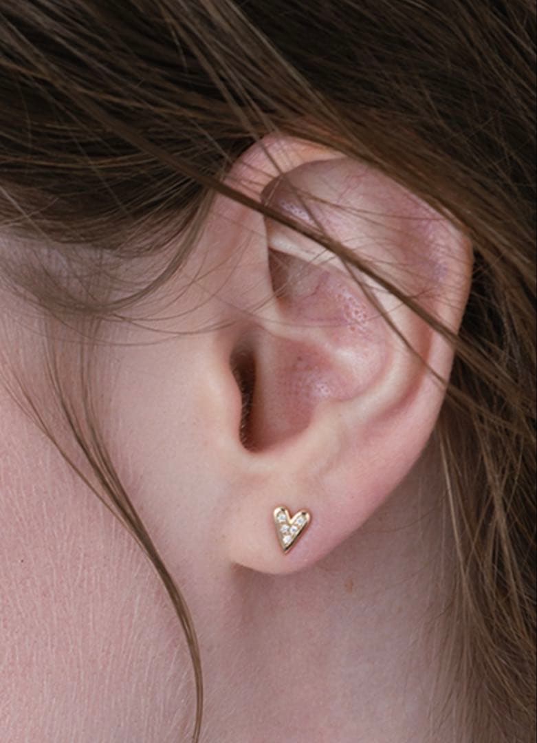 スタージュエリー K10 ピアスCONNECT WITH LOVE 片耳