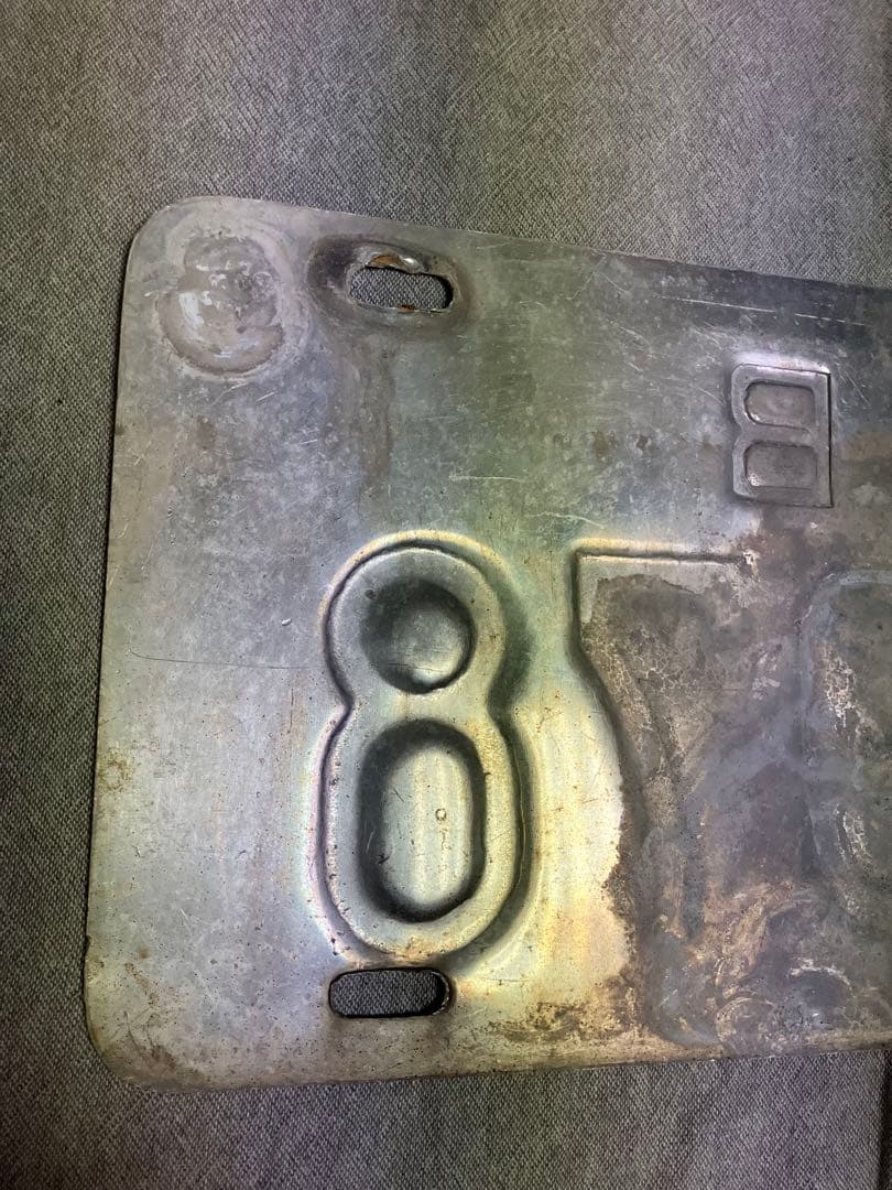 琉球政府発行 車両ナンバープレート