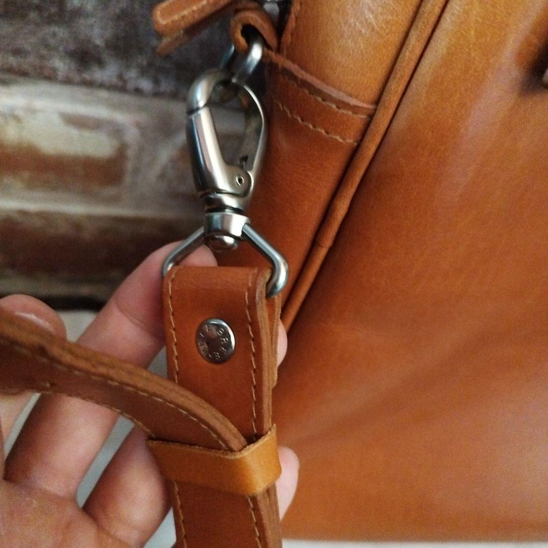 美品　BREE ブラウン ビジネスバッグ レザー