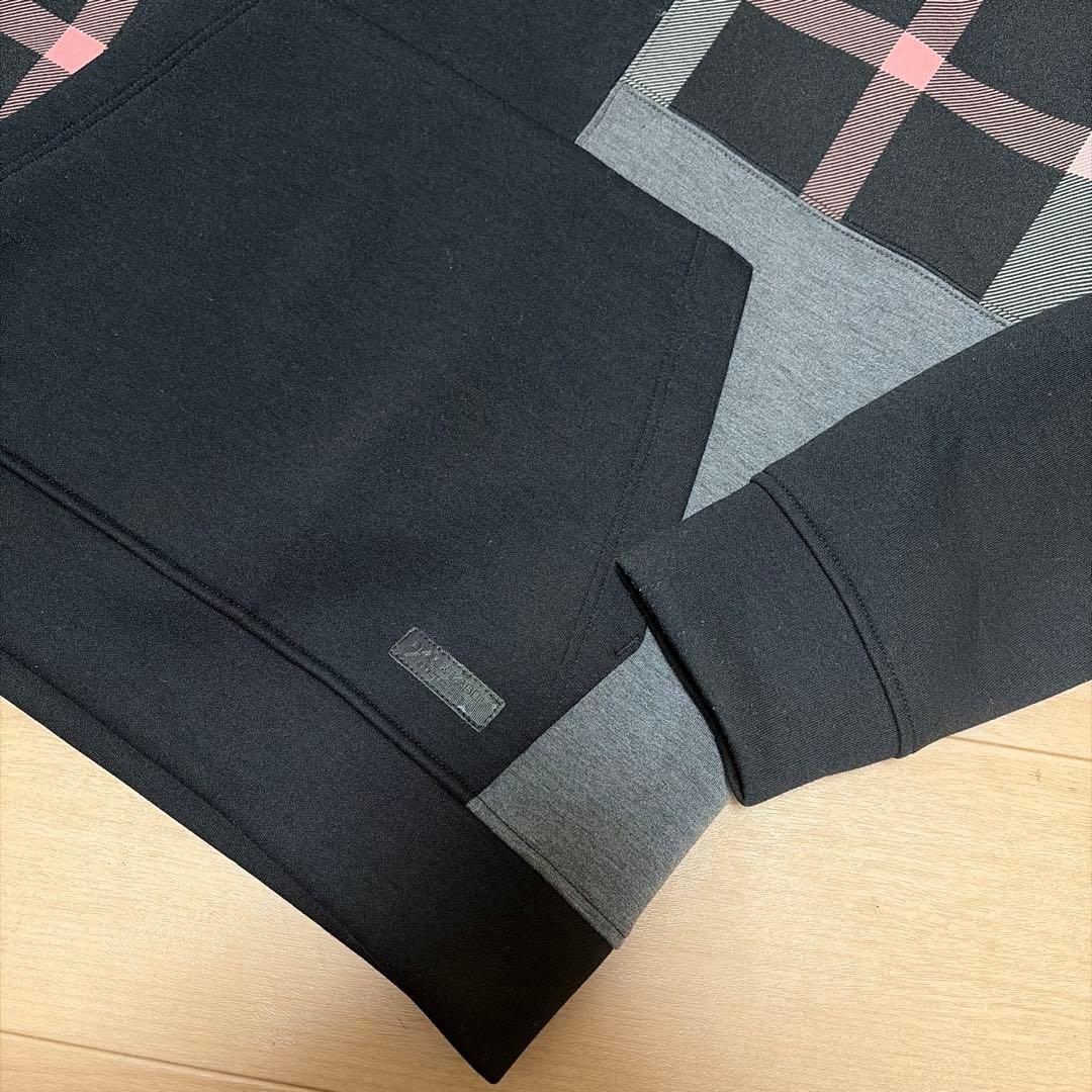 BLACK LABEL クレストブリッジ、オシャレ黒パーカー、サンプル未使用③