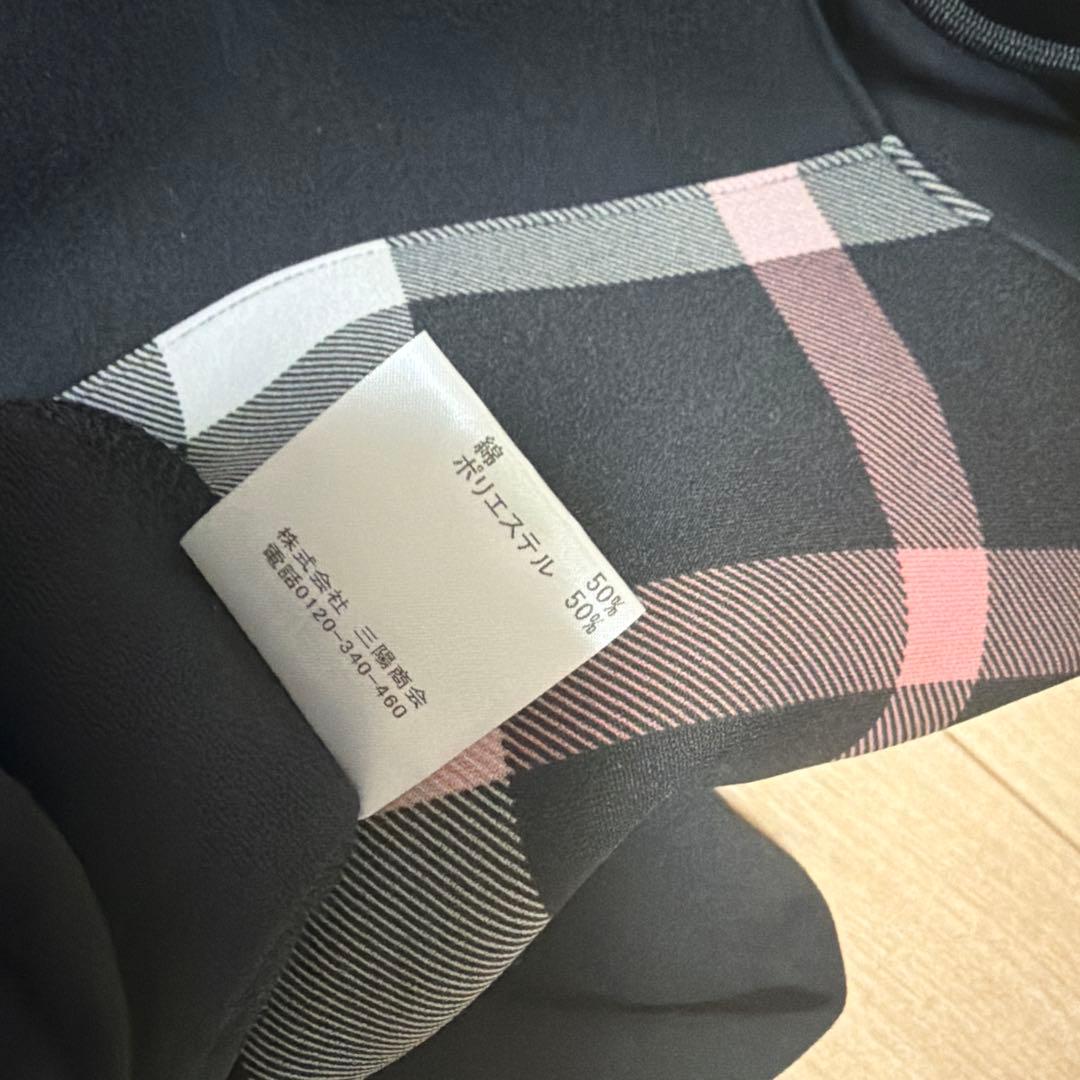 BLACK LABEL クレストブリッジ、オシャレ黒パーカー、サンプル未使用③