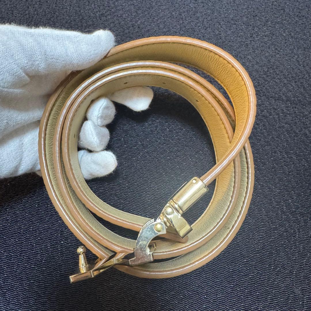 MCM ゴールド レザー ベルト