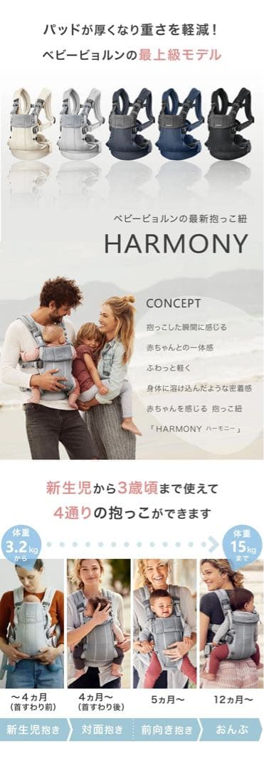 BABYBJÖRN ネイビー 抱っこ紐　新品/未開封　送料込み