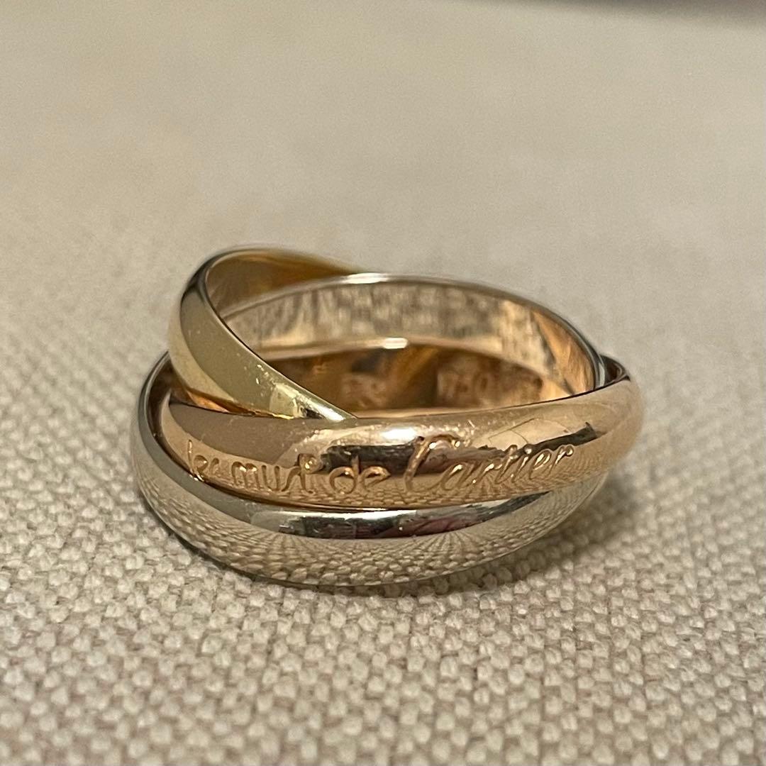 Cartier カルティエ #52 750トリニティリング