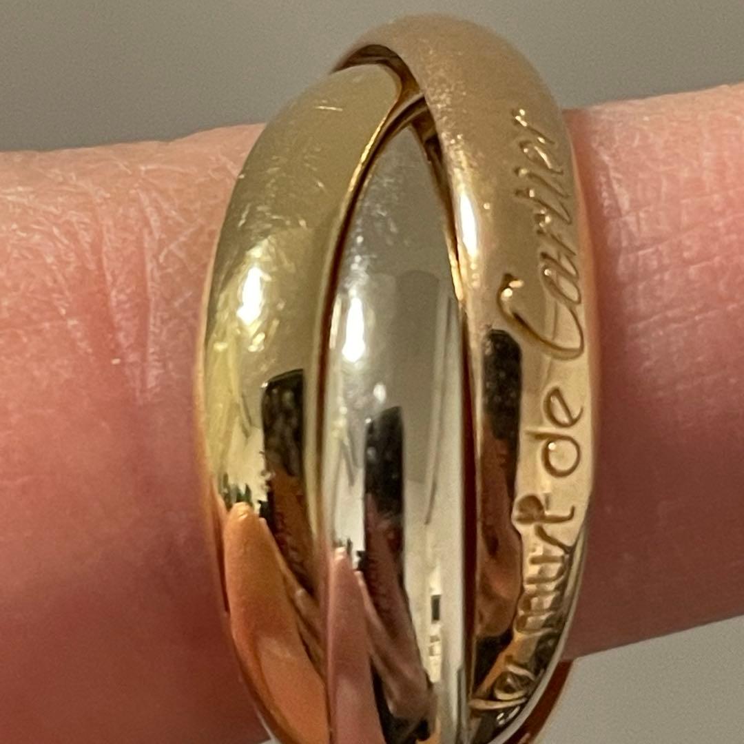 Cartier カルティエ #52 750トリニティリング