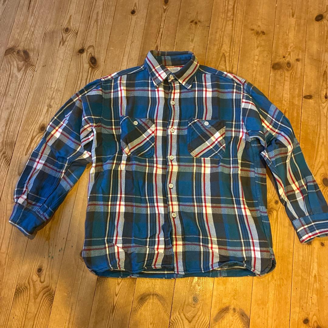 カ*ス様 Vintage 60's BRENT ネルシャツ マチ付き
