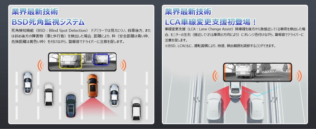 ⭕️4K超高画質⭕️分離型ドライブレコーダー バックカメラ 前後同時録画 GPS搭載