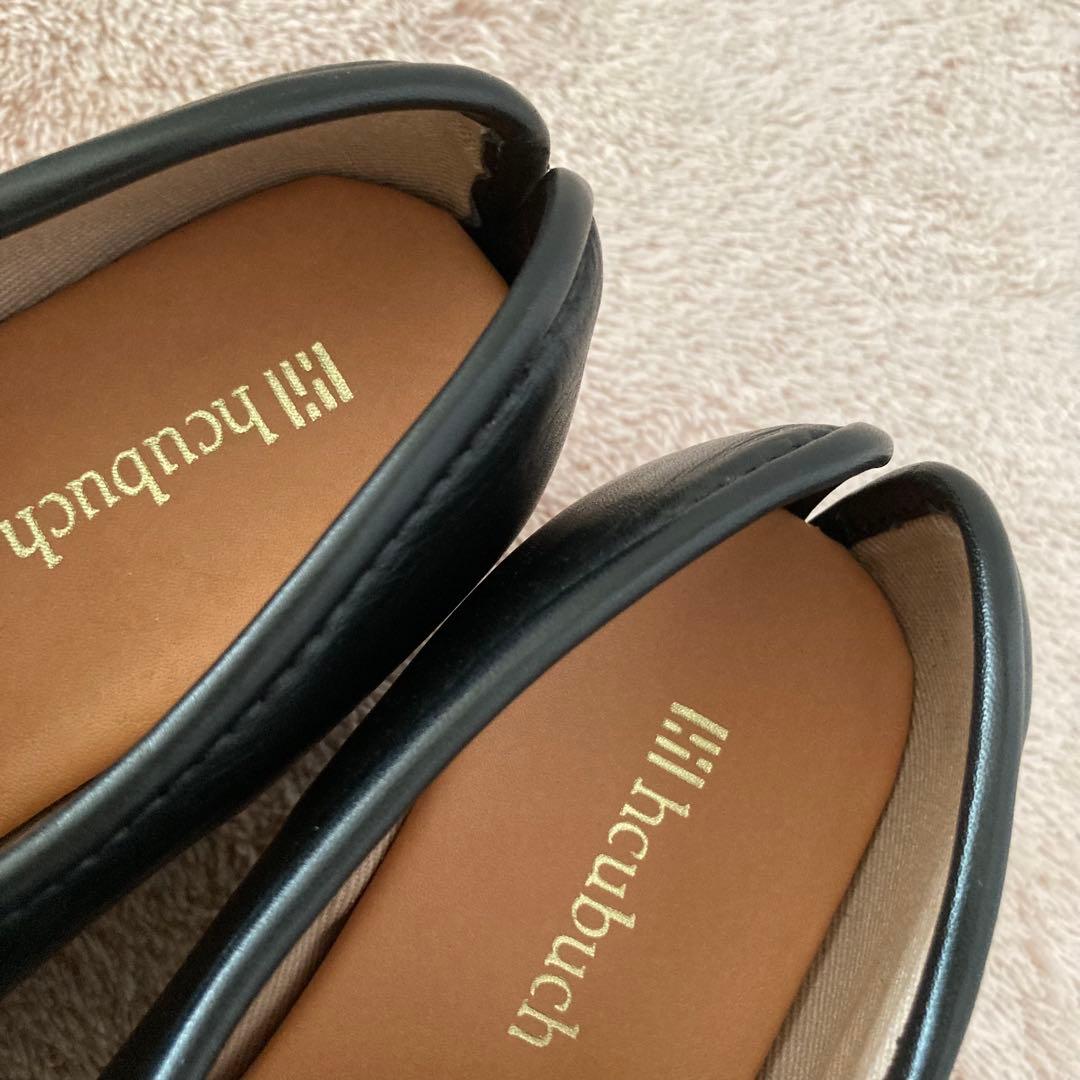 [土日限定][極美品] hcubuch フーブ　はまぐりがた　カウレザーシューズ