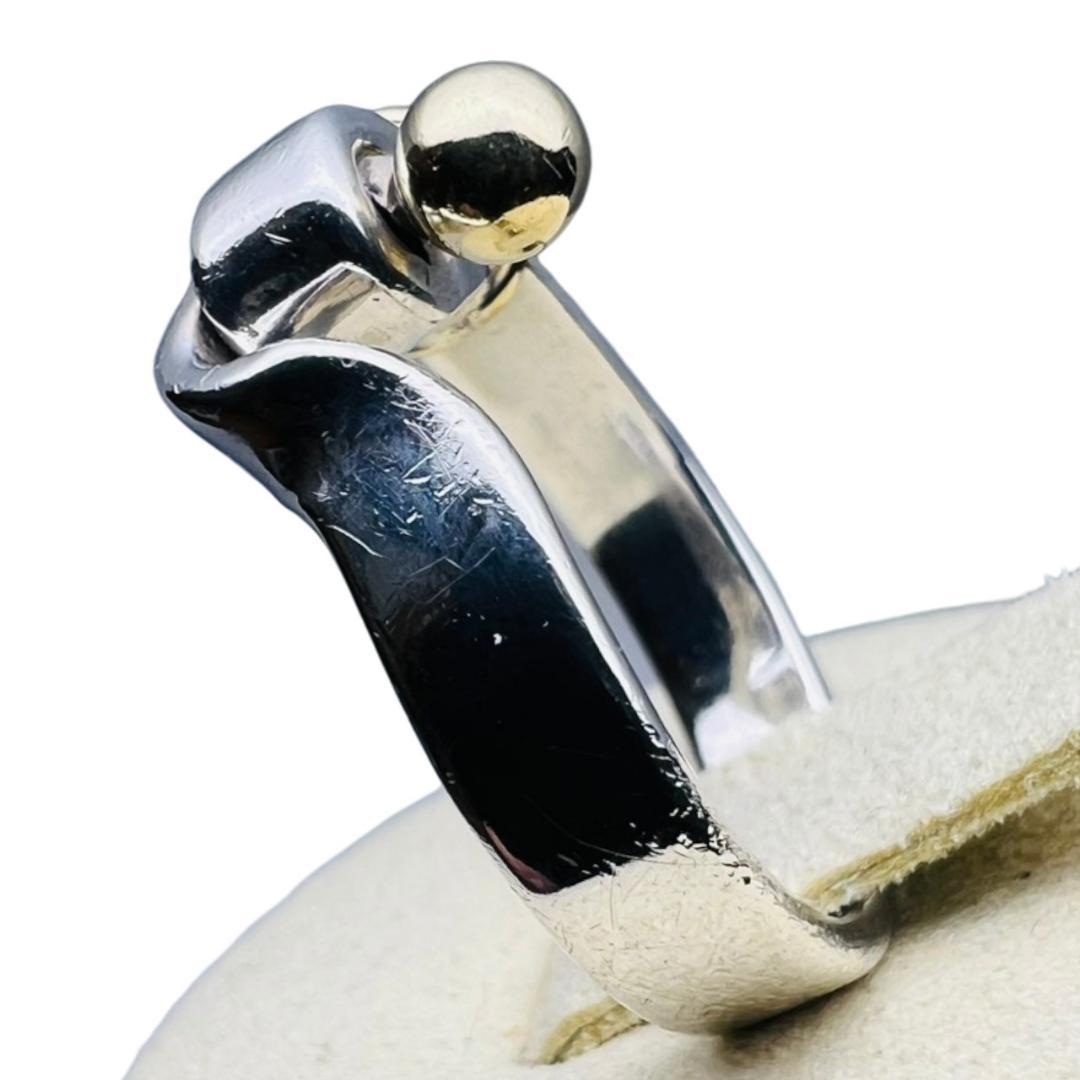 【極美品】TIFFANY リング 指輪 フック＆アイ ラブノット 925 750