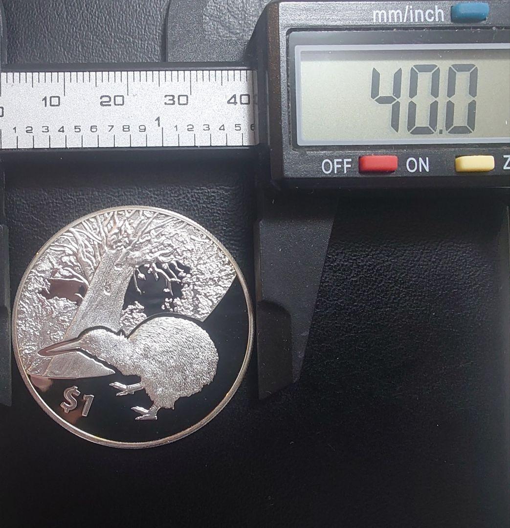 2013年 ニュージーランド銀貨 1ドル キーウィ銀貨 SV999 純銀1オンス