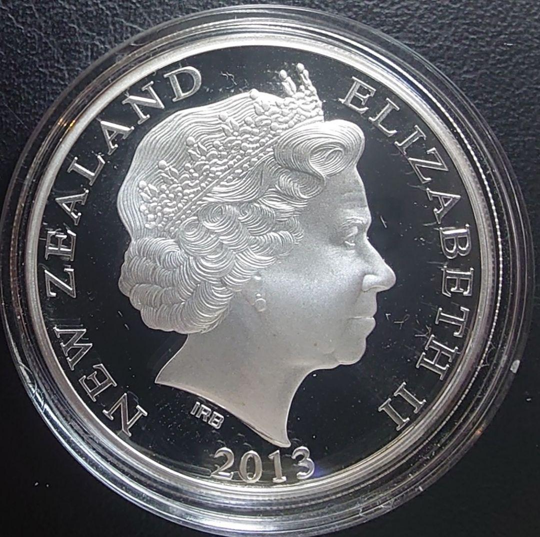2013年 ニュージーランド銀貨 1ドル キーウィ銀貨 SV999 純銀1オンス