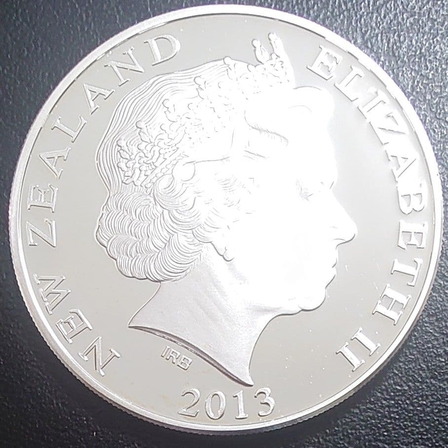 2013年 ニュージーランド銀貨 1ドル キーウィ銀貨 SV999 純銀1オンス