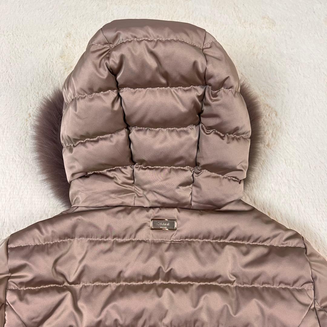 『美品』+MiNi ピュウミニ　ダウンジャケット イタリア　ピンクベージュ　42