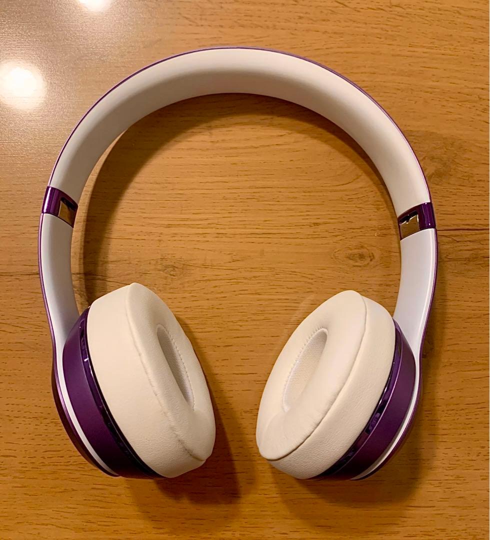 【美品\限定モデル！】beats solo 3ワイヤレス ヘッドホン　パープル