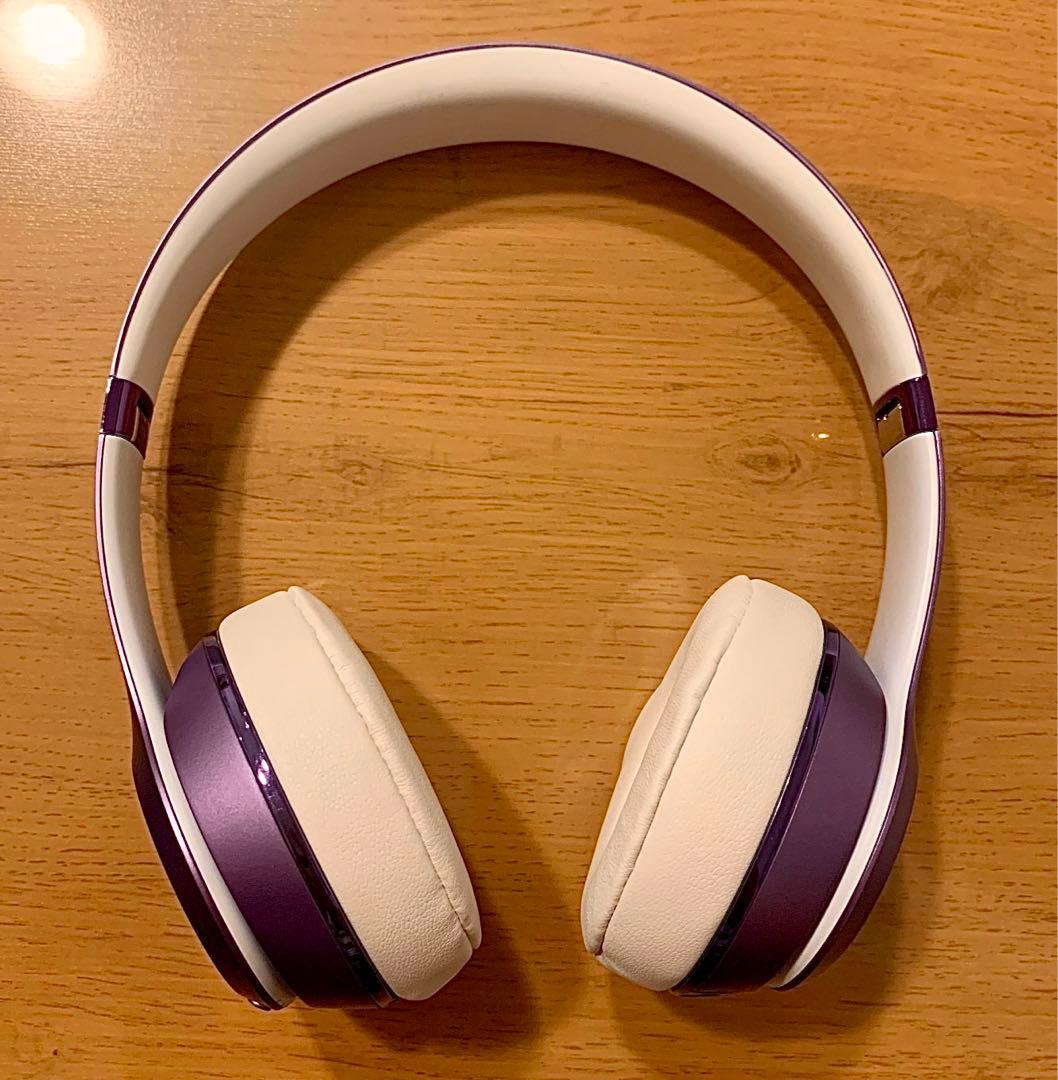 【美品\限定モデル！】beats solo 3ワイヤレス ヘッドホン　パープル