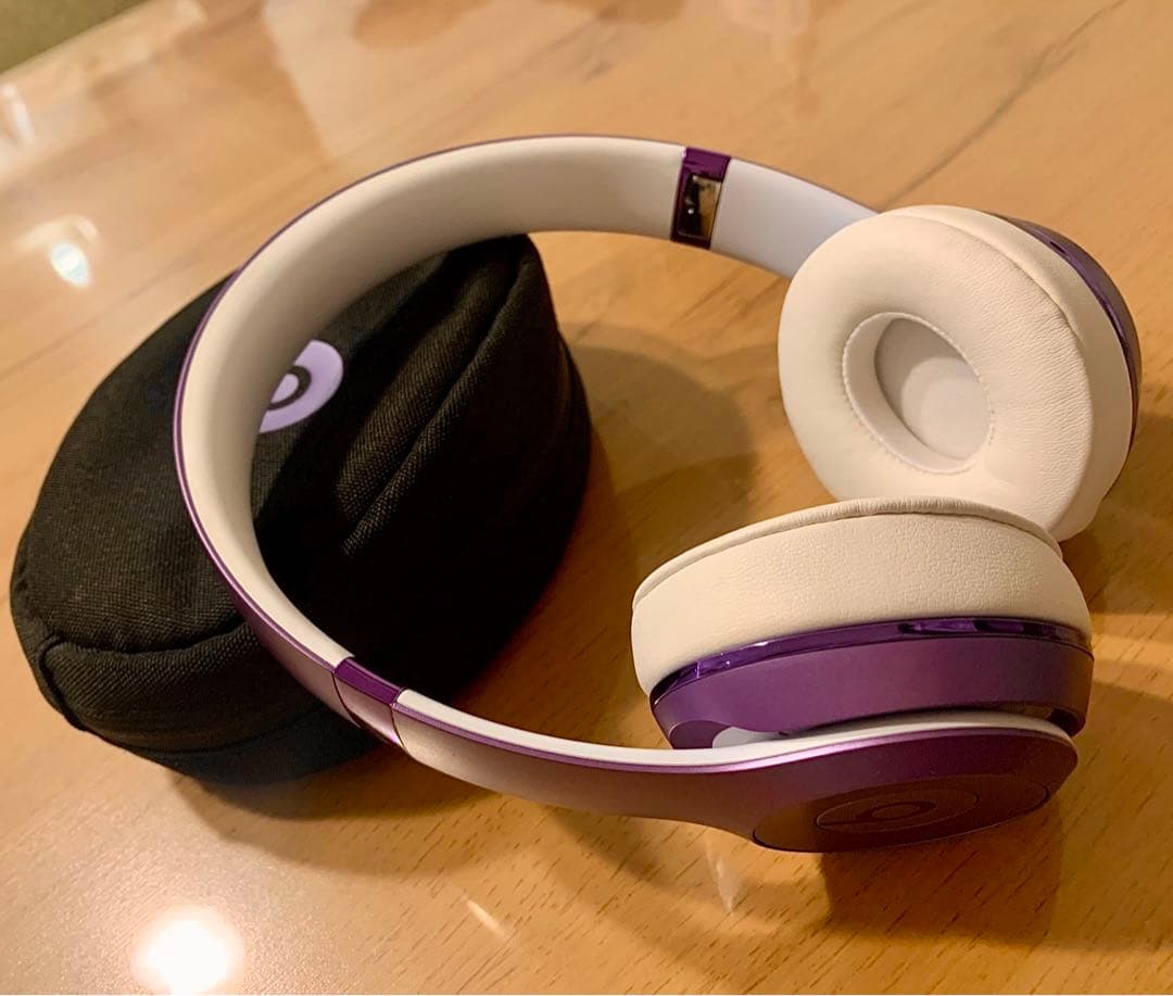 【美品\限定モデル！】beats solo 3ワイヤレス ヘッドホン　パープル