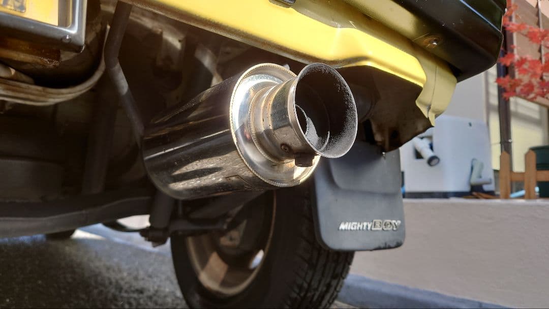 マイティボーイ　マフラー　5ZIGEN CAL RACINGコラボ商品