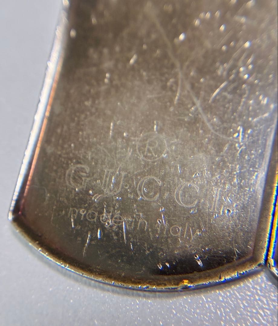 ☆GUCCI グッチ ドッグタグ 2枚セット SV925 43g 現状品☆