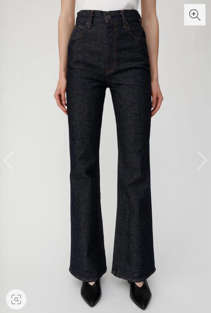 moussy マウジー　MVS フレア　ワンウォッシュ23inch