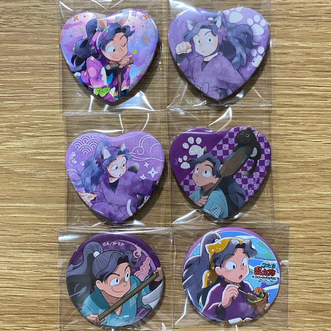 忍たま乱太郎 綾部喜八郎 ナンジャタウン ハート缶バッジ スイパラ きもだめし