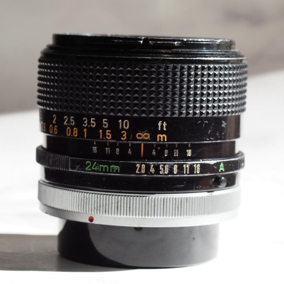 Canon キヤノン FD 24mm f2.8 S.S.C.
