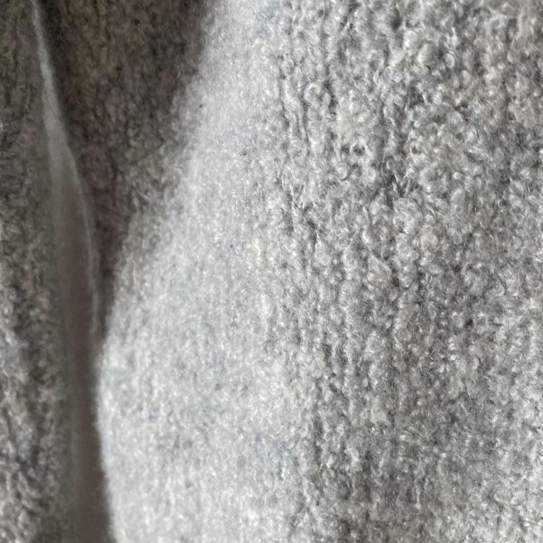 ジェームスパース＊ふわとろカシミヤ80％ 詰まったクルーネックブークレーニット