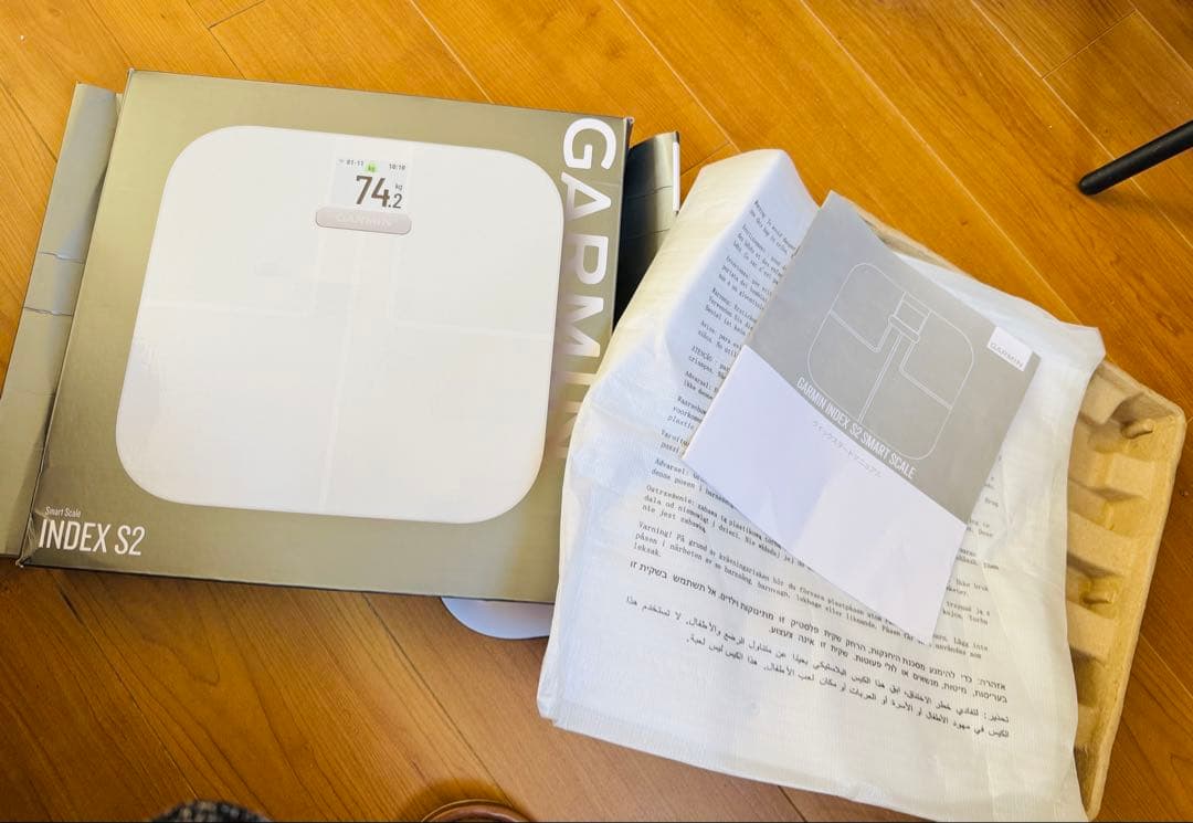 美品　GARMIN 体組成計 smart Scale INDEX S2