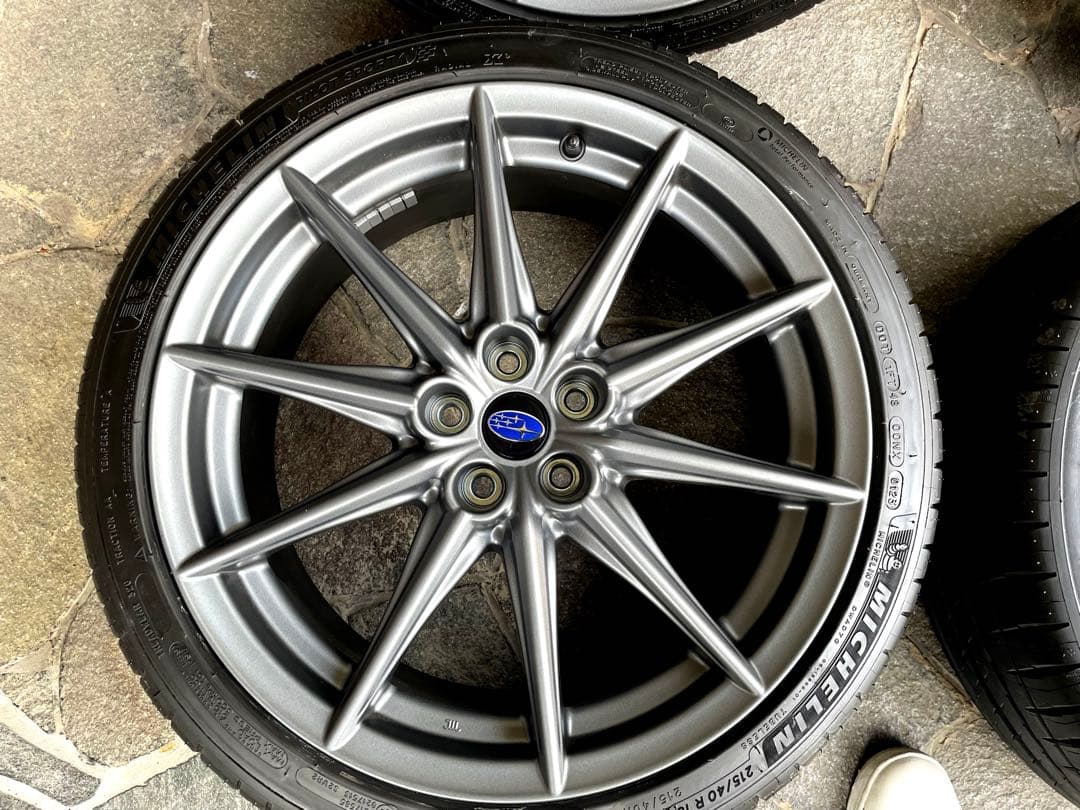 スバル zd8純正スポーク ホイールセット ミシュランタイヤ