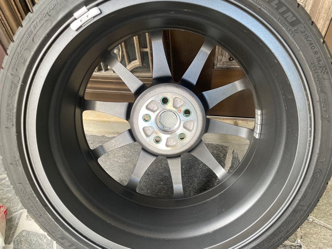 スバル zd8純正スポーク ホイールセット ミシュランタイヤ