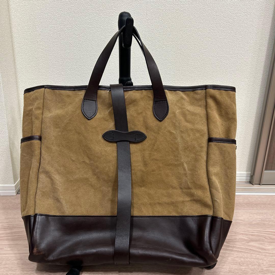FILSON トートバッグ RUGGED CANVAS TOTE ダークタン