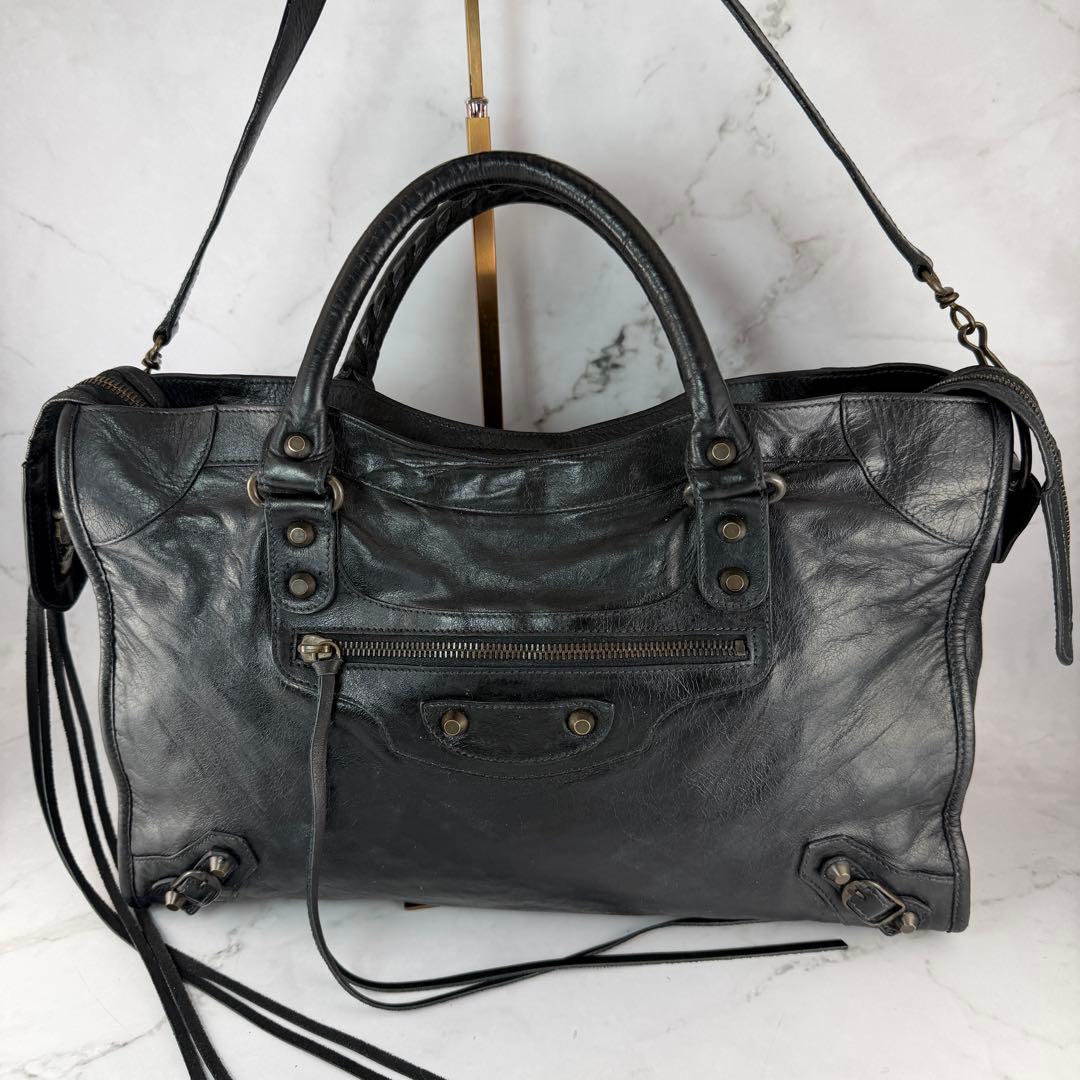 【希少】 バレンシアガ クラシック シティ 2WAY ハンドバッグ 115748