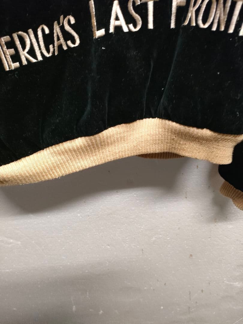 き*ん様 テーラー東洋　別珍　スカジャン　アラスカ　美品　黒サイズｌ