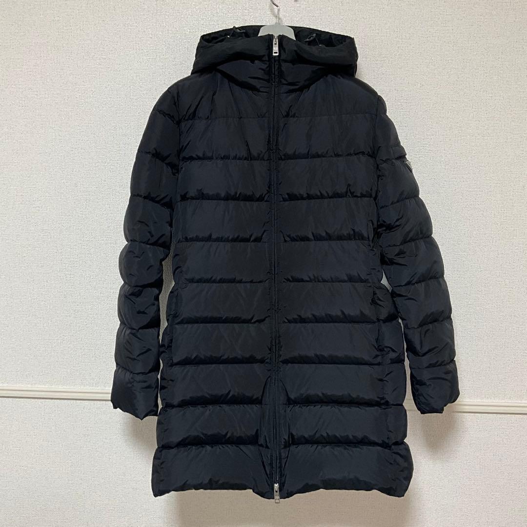 PRADA 290364 ブラック ダウンジャケット 42 美品ベルト付