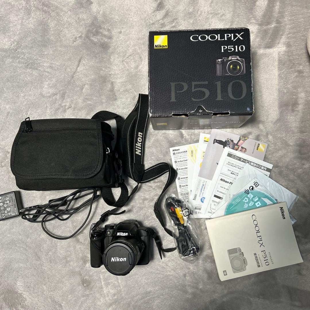 Nikon COOLPIX P510 デジタルカメラ　黒　レトロ