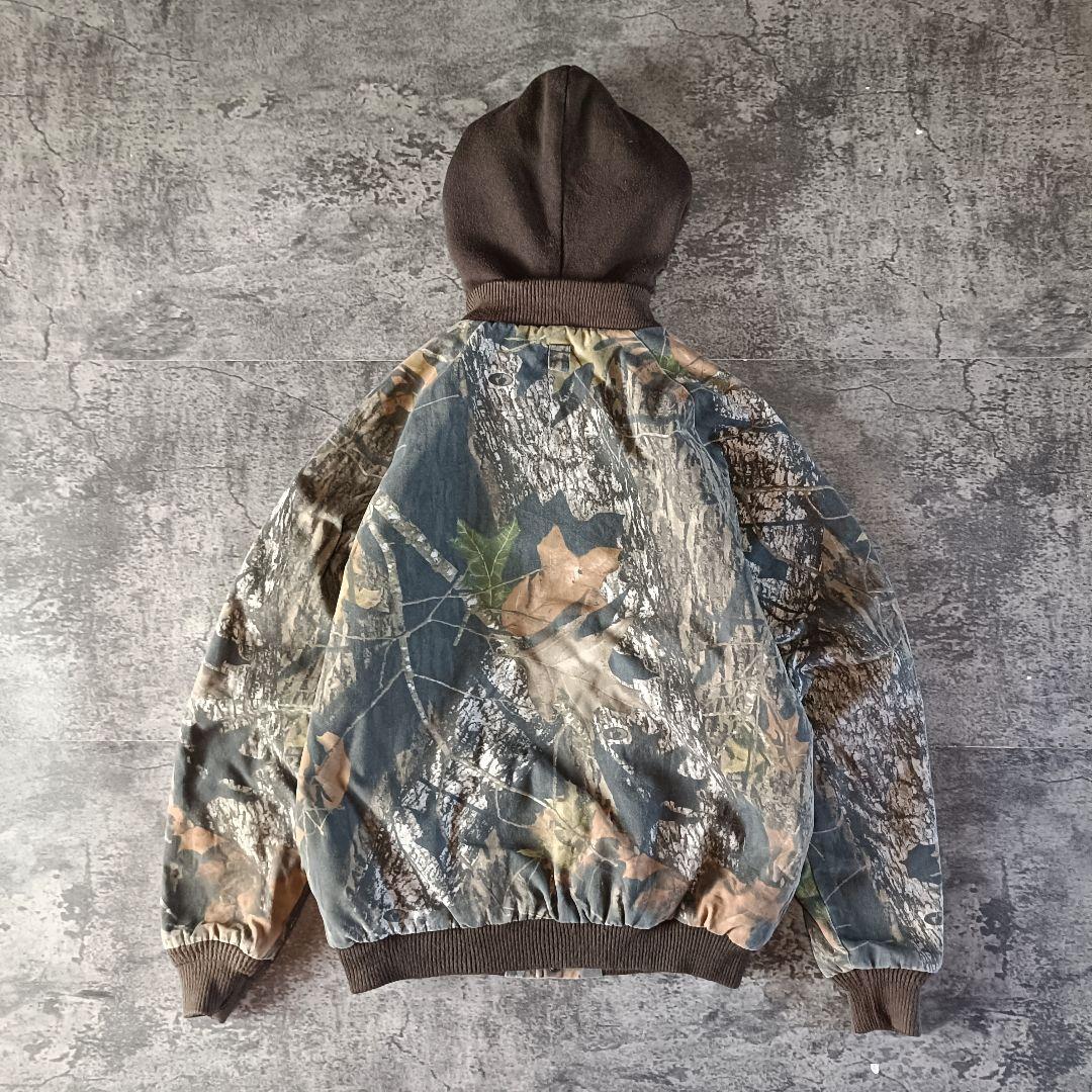 90s BASS PRO SHOPS カモフラ レイヤードブルゾン