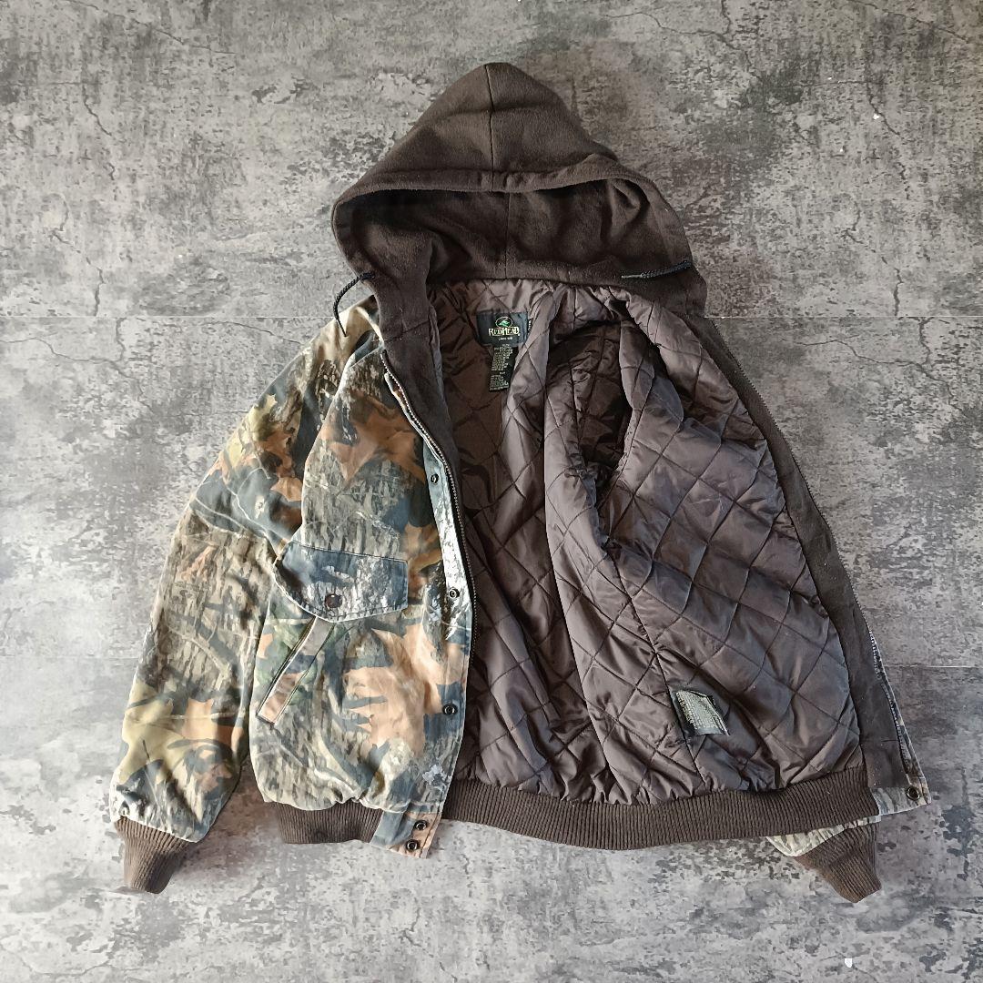 90s BASS PRO SHOPS カモフラ レイヤードブルゾン