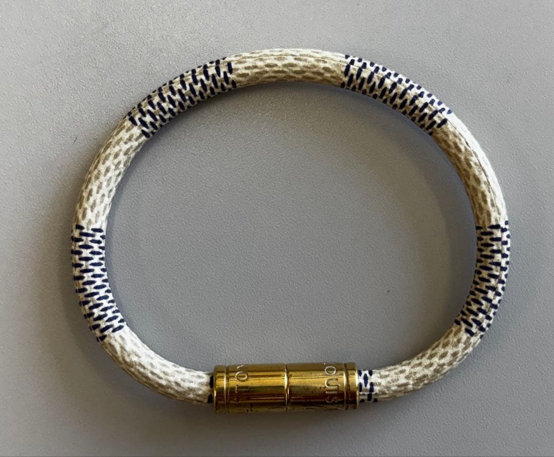 LOUIS VUITTONブレスレットブラスレキープイットM6138E ゴールド