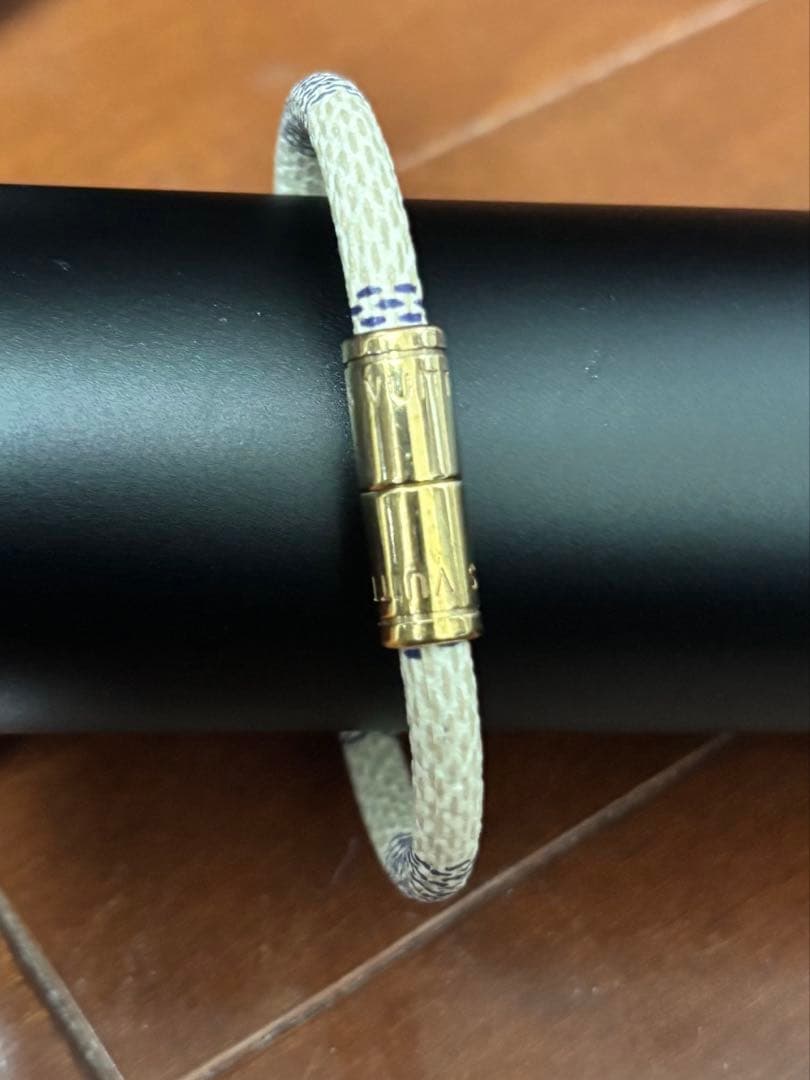 LOUIS VUITTONブレスレットブラスレキープイットM6138E ゴールド