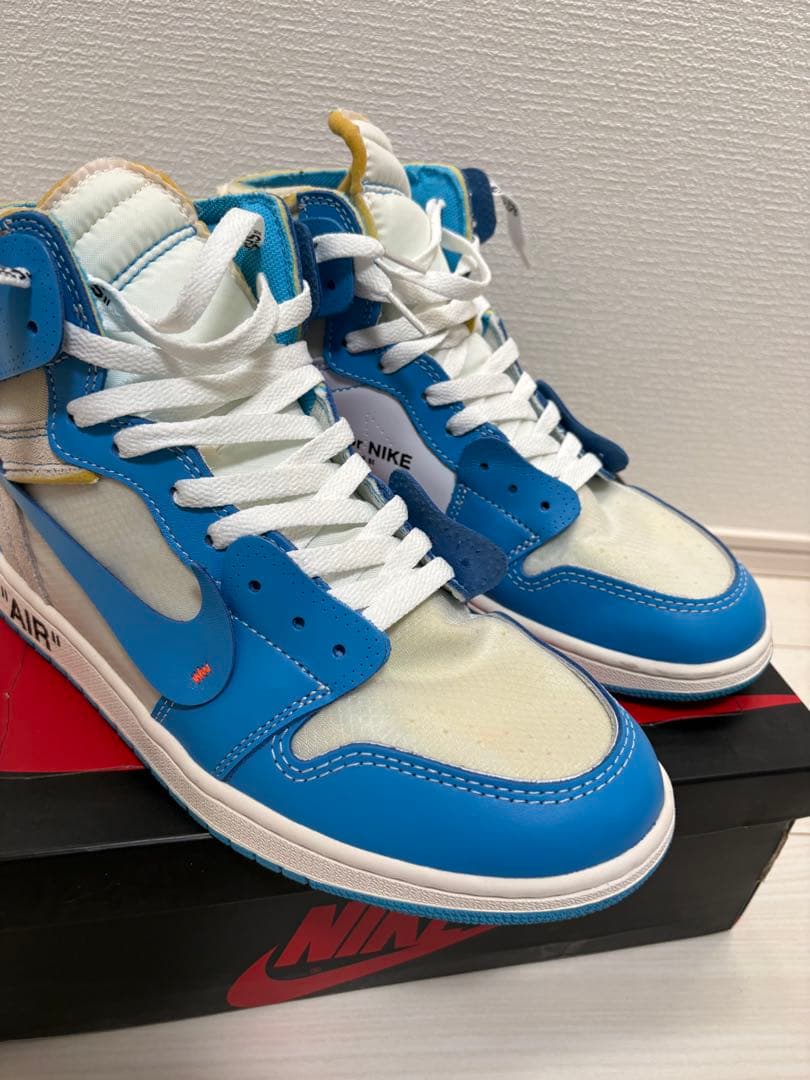 Nike Air Jordan 1 Off-White 青/白