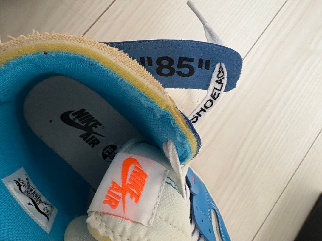 Nike Air Jordan 1 Off-White 青/白