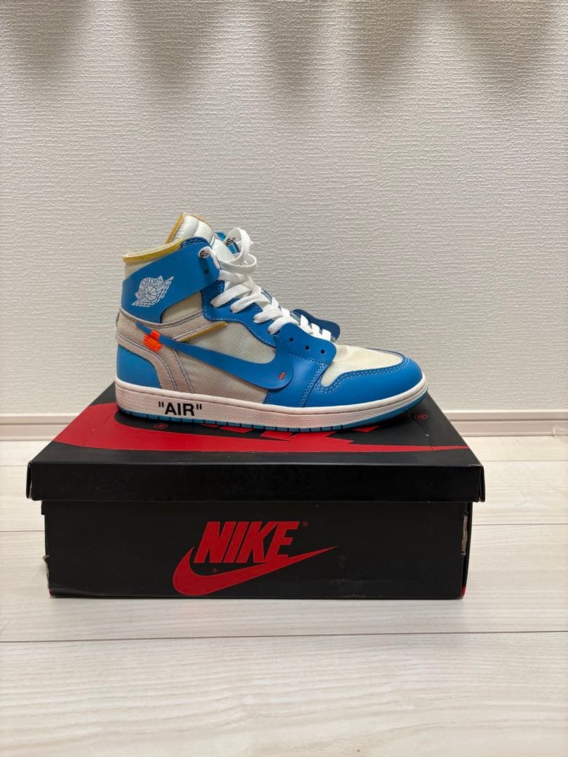Nike Air Jordan 1 Off-White 青/白