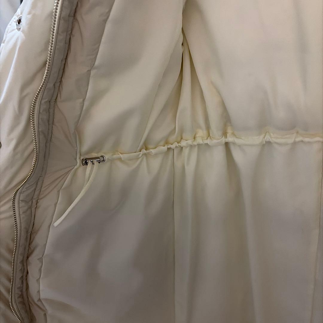 ダウンコート　ホワイト　GraseContinental