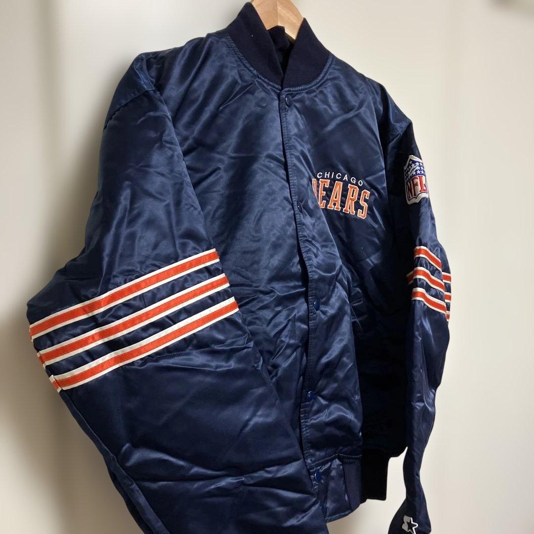 Eri品　NFL シカゴ ベアーズ　サテンジャンパー　Lサイズ