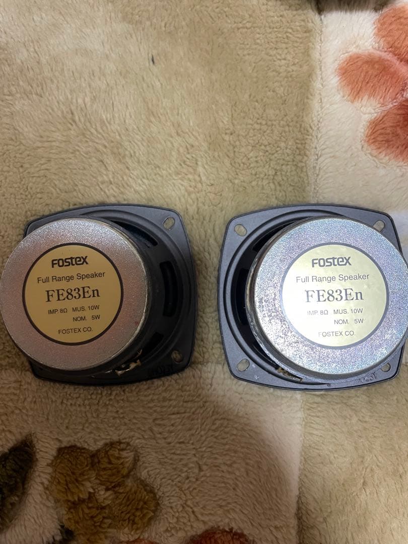 Fostex FE83En フルレンジスピーカー A 同時にBの購入を