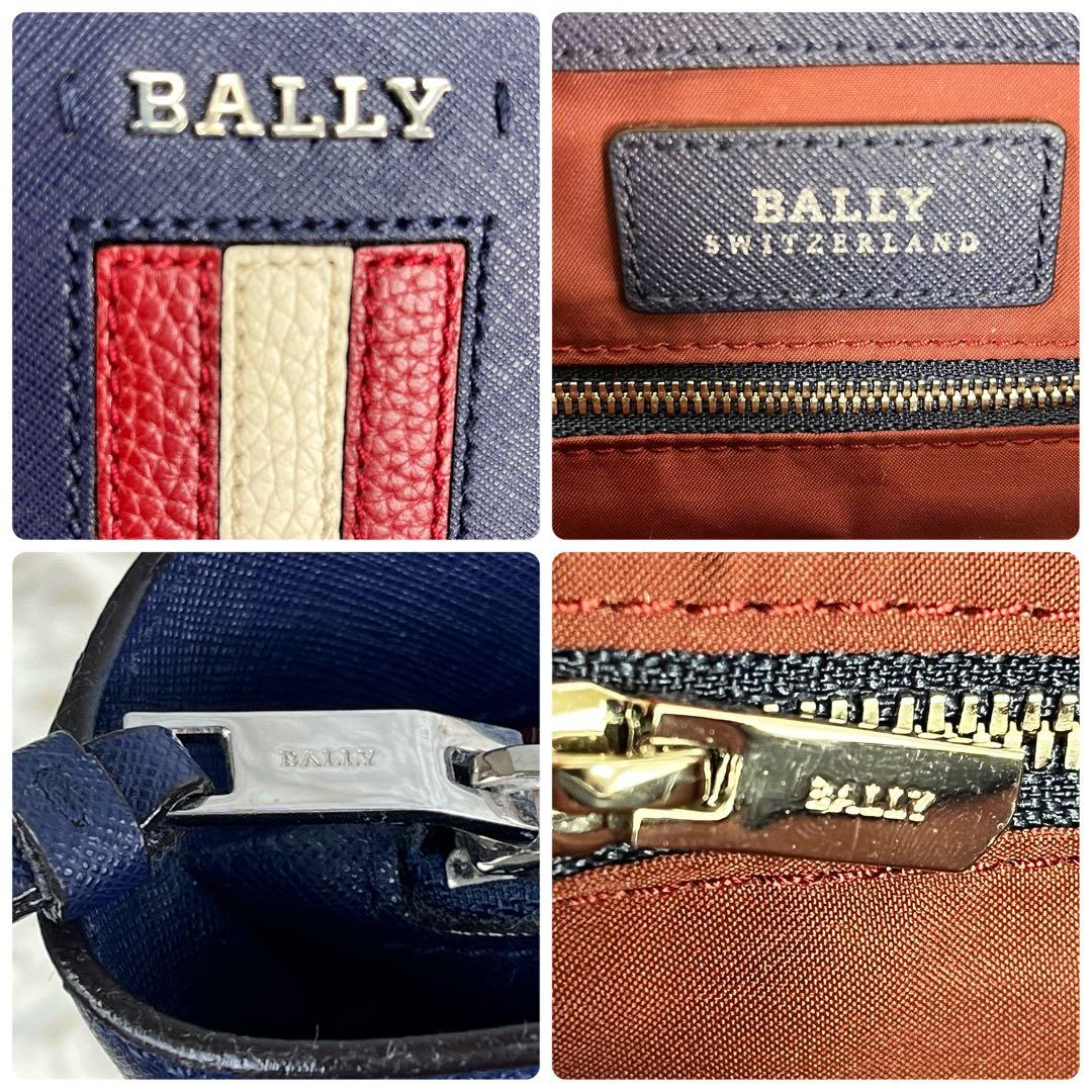 【極美品/現行近】BALLY トートバッグ ビジネス トレスポ レザー ネイビー
